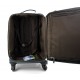Valise trolley voyage en cuir bleu sac voyage de bagages a main en cuir sac de cabine sac en cuir