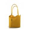 Ladies handbag yellow leather bag clutch hobo bag backpack