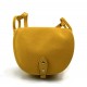 Sacoche femme sacoche jaune de cuir sac femme