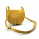 Sacoche femme sacoche jaune de cuir sac femme