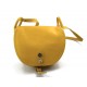 Sacoche femme sacoche jaune de cuir sac femme