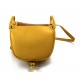 Sacoche femme sacoche jaune de cuir sac femme