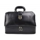 Doctor bag black leather retro bag doctor bag for men women medical bag retro bag