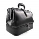 Doctor bag black leather retro bag doctor bag for men women medical bag retro bag