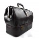 Doctor bag leather retro bag doctor bag medical bag dark brown