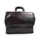 Doctor bag leather retro bag doctor bag medical bag dark brown