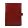 Organisateur en cuir A4 sac document sac dossier organisateur rouge