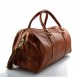 Leather duffle bag genuine leather travel bag overnight honey