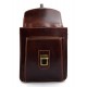 Borsello uomo borsa postino spalla tracolla vera pelle marrone hobo bag
