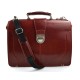 Bolso doctor en piel bolso de mano rojo de cuero doctor bag bolso de hombre