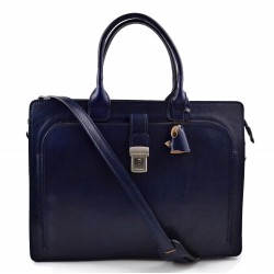 Leder aktentasche herren damen blau schultertasche ledertasche umhängetasche messenger ledertasche leder brieftrager
