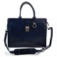 Leder aktentasche herren damen blau schultertasche ledertasche umhängetasche messenger ledertasche leder brieftrager