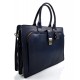 Sac cartable cuir serviette a main cuir bandoulière homme femme messenger sac de travail sac cartable bleu