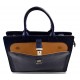 Leder aktentasche herren damen blau schultertasche ledertasche umhängetasche messenger ledertasche leder brieftrager