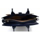 Sac cartable cuir serviette a main cuir bandoulière homme femme messenger sac de travail sac cartable bleu