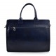 Sac cartable cuir serviette a main cuir bandoulière homme femme messenger sac de travail sac cartable bleu