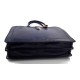Sac cartable cuir serviette a main cuir bandoulière homme femme messenger sac de travail sac cartable bleu