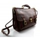 Briefcase leather office bag backpack shoulder bag conference bag mens business brown
