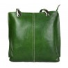 Ladies handbag green leather bag clutch backpack crossbody women