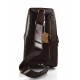 Mens waist leather women shoulder bag ladies hobo bag brown