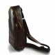 Mens waist leather women shoulder bag ladies hobo bag brown