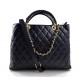 Damen schultertasche dunkelblau leder damen handtasche damen henkeltasche
