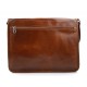 Bandoulière en cuir sac en cuir sac homme messenger sac d'épaule miel