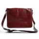 Leder herren aktentasche messenger ledertasche rot