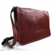 Leder herren aktentasche messenger ledertasche rot