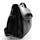 Bolso de cuero messenger maletin de cuero carpeta de piel negro