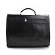 Bolso de cuero messenger maletin de cuero carpeta de piel negro
