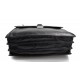 Bolso de cuero messenger maletin de cuero carpeta de piel negro