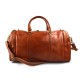 Bolso de viaje deportiva mujer bolsa de hombre con asas y correa de piel miel