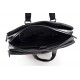 Carpeta de cuero bolso tableta piel laptop bolso notebook ipad negro