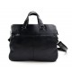 Carpeta de cuero bolso tableta piel laptop bolso notebook ipad negro
