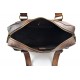 Leder reisetasche dunkel braun kleine tasche