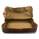 Leather duffle bag genuine leather shoulder bag honey
