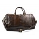Sac de voyage en cuir homme femme bandoulière en cuir véritable sac de sport sac bagage à main brun