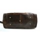 Leder reisetasche sporttasche dunkel braun damen herren schultertasche ledertasche