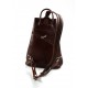 Luxury leather backpack travel bag weekender sports bag gym bag leather shoulder bag brown
