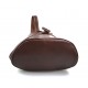 Luxury leather backpack travel bag weekender sports bag gym bag leather shoulder bag brown