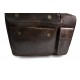 Carpeta de cuero bolso cartera de cuero bolso de hombre bolso de mujer bolso de piel marron oscuro