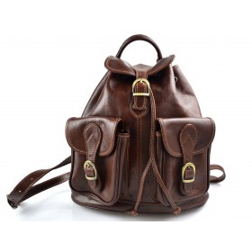 Mochila de piel marron mochila piel mochila hombre mujer mochila de viaje