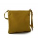 Bandoulière en cuir sac jaune homme messenger sac d'épaule cuir