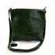 Shoulder bag for men leather green leather crossbody bag leather