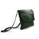 Shoulder bag for men leather green leather crossbody bag leather