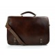 Leather shoulder bag messenger rigid bag ladies mens handbag leather bag satchel carry on brown crossbody