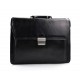 Sac a main en cuir bandoulière homme femme noir