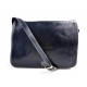 Leder messenger umhängetasche kuriertasche schultertasche messenger ledertasche leder blau