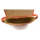 Sac messenger cuir homme cuir sac d'épaule bandoulière sac postier messenger orange